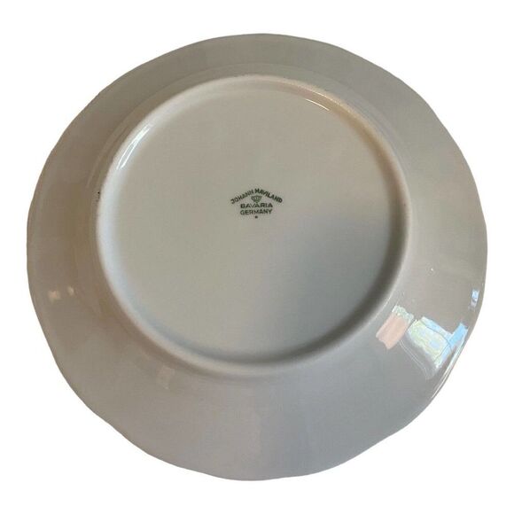 Johann Haviland Floral Splendor BREAD PLATE Set of 2 Pastel Flowers Vintage - Picture 4 of 5